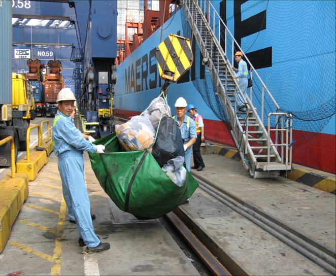 SLUDGE/ GARBAGE DISPOSAL AND ISSUANCE OF DISPOSAL CERTIFICATE FOR CONTAINER VESSEL IN CAI MEP PORT - VIETNAM