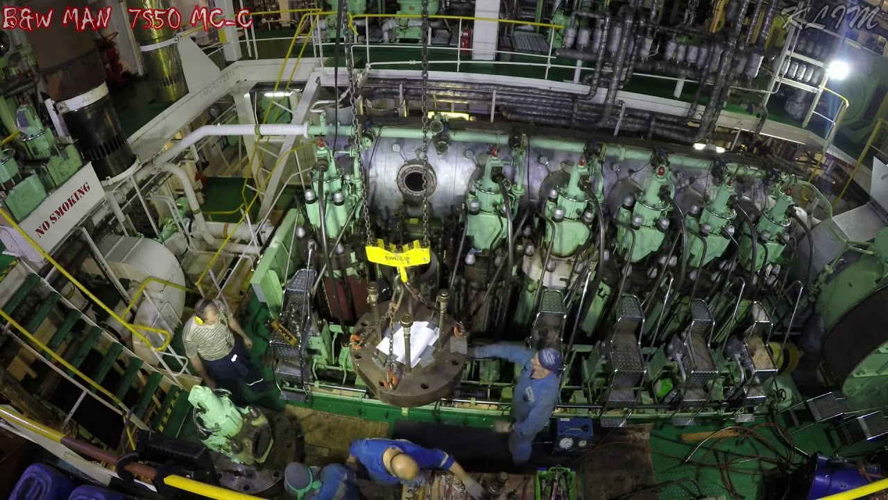 MAIN ENGINE MAN B&W 7S50 MC-C OVERHAULS OF 07 CYLINDER UNITS FOR BULK CARRIER VESSEL IN CAI LAN PORT - VIETNAM
