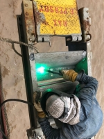 THE STARBOARD SIDE COMBINATION LADDER REPAIRS FOR VESSEL AT CAM PHA ANCHORAGE - VIETNAM PORT